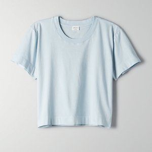 Cotton Short Sleeve Cropped Tee Shirts